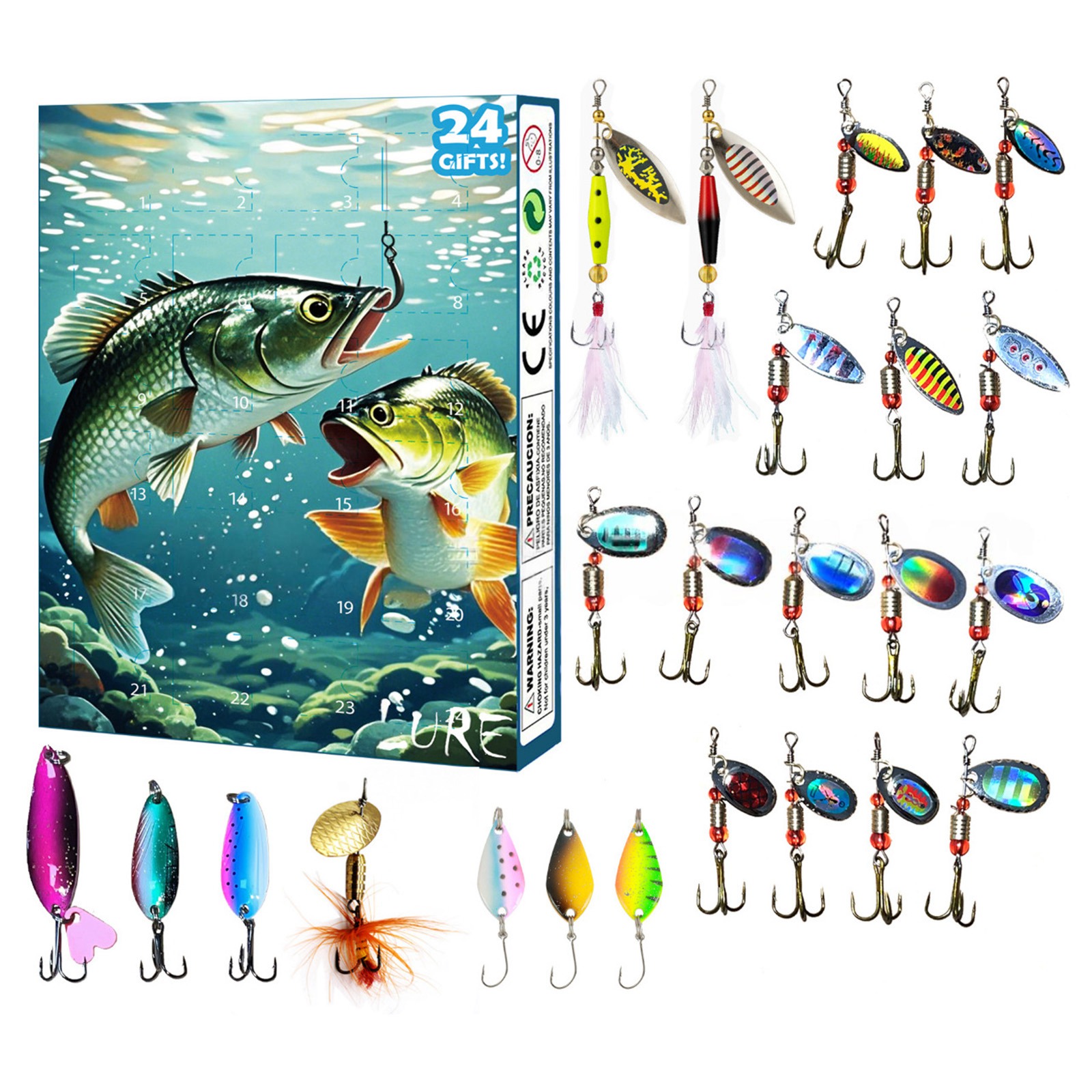 Mens Grooming Advent Calendar - Advent Calendar Fishing Christmas Countdown -
