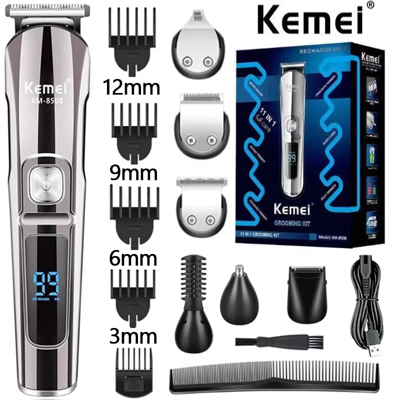 Men'S Grooming Razor Kit - Kemei Professional Multifunction Beard Hair Trimmer