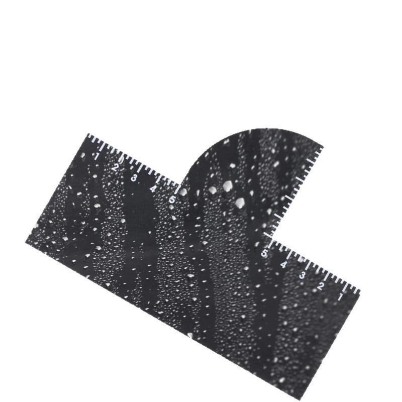 Men'S Grooming Guide - Hairline Beard Shaping Guide Card Professional
