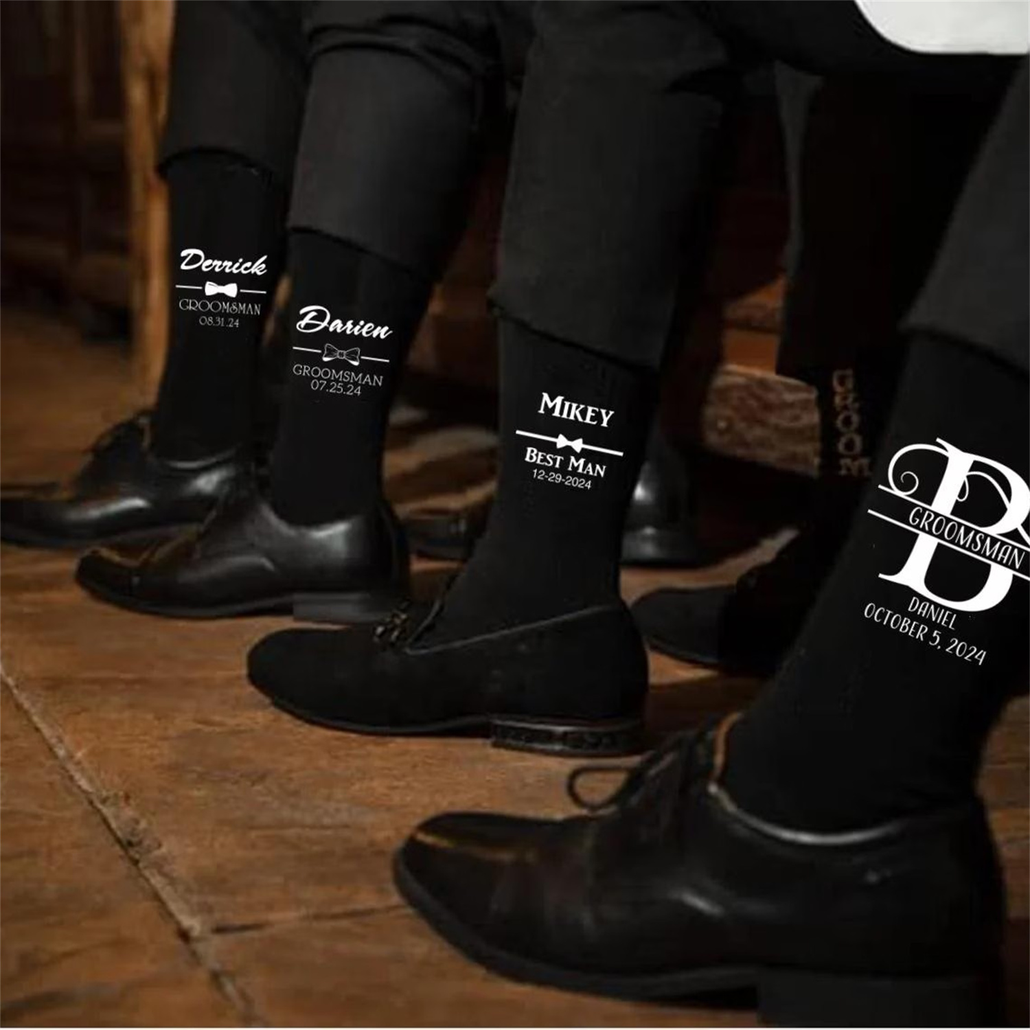 Groomsman Gift Socks, Wedding  - Men'S Grooming Wedding Day 评论和价格