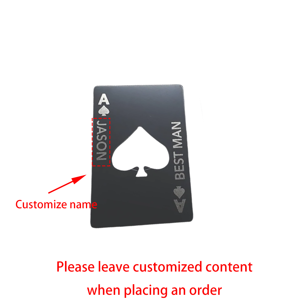 Custom Ace of Spades Groomsmen - Men'S Grooming Wedding Day 评论和价格