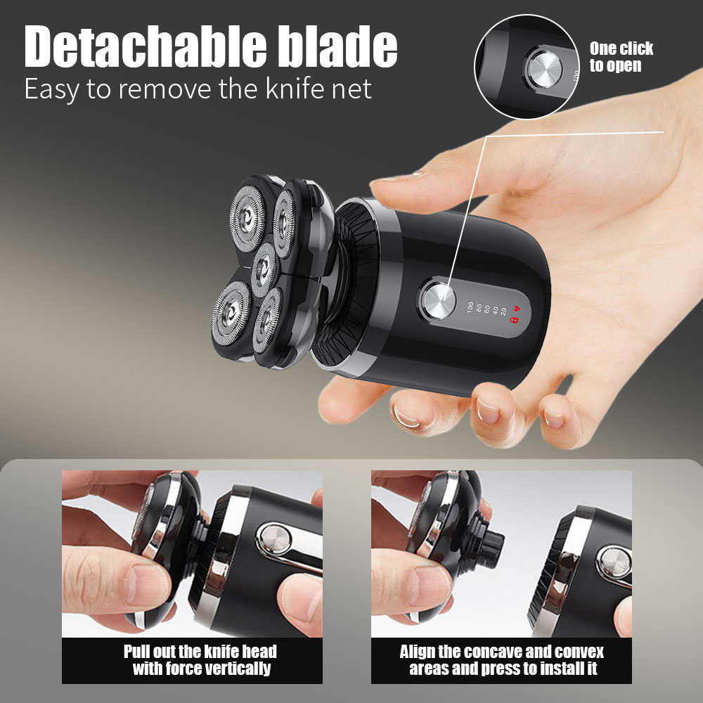 5-in-1 5 Heads Electric Shaver - Men'S Grooming Razor Kit 评论和价格