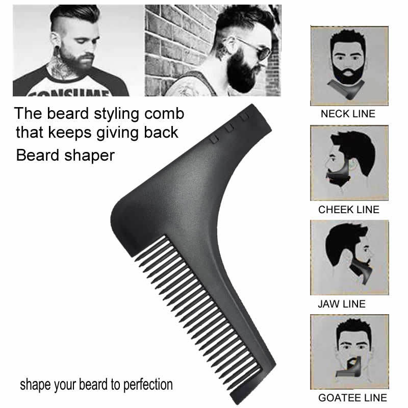 Beard Shaping Tool Non Slip Li - Men'S Grooming Guide 评论和价格