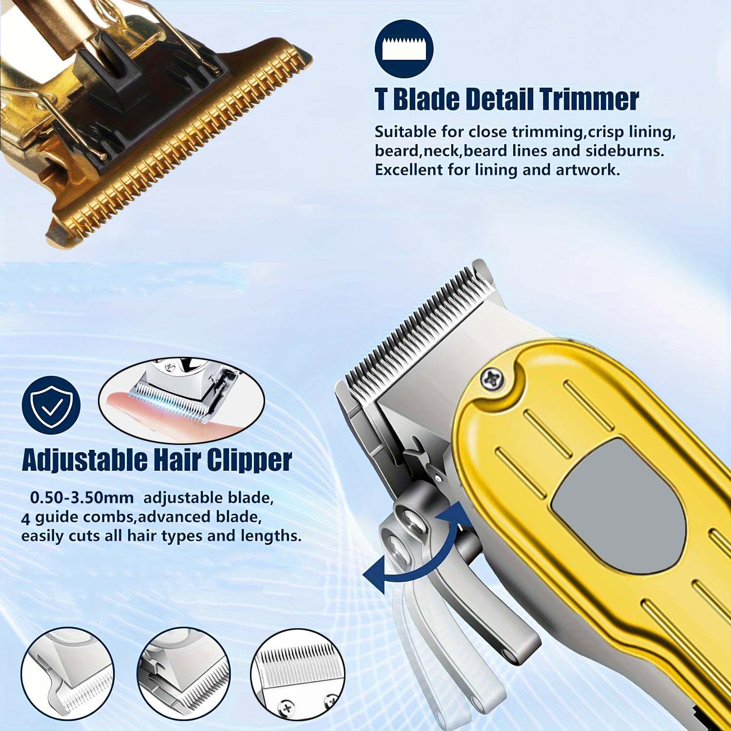 2 in 1 Electric Hair Clipper & - Men'S Grooming Guide 评论和价格