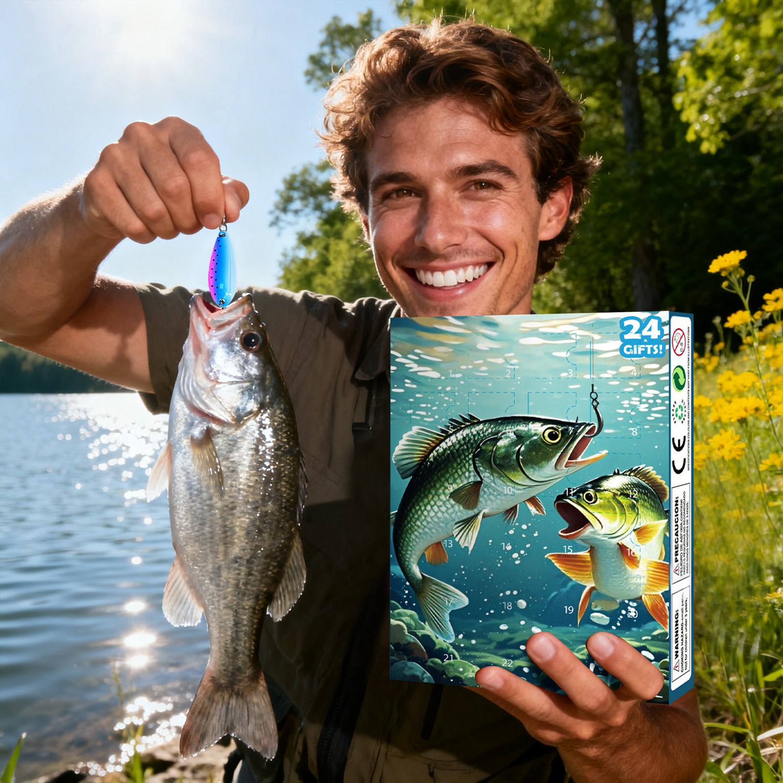 Advent Calendar Fishing Christ - Mens Grooming Advent Calendar 评论和价格