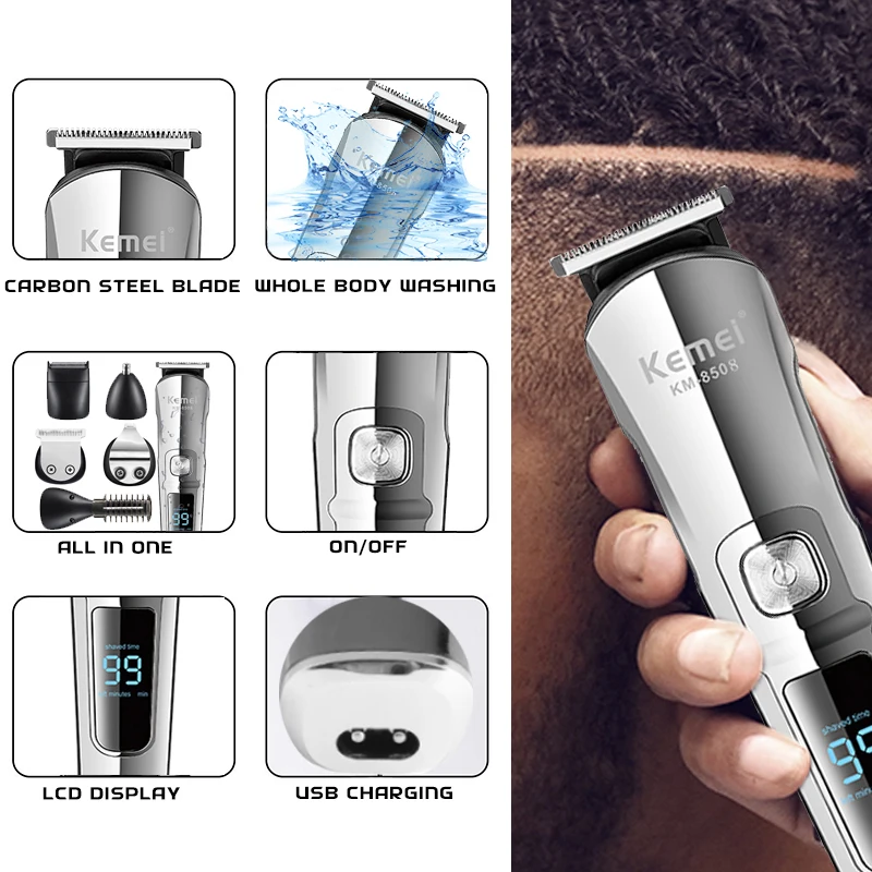 Kemei Professional Multifuncti - Men'S Grooming Razor Kit 评论和价格