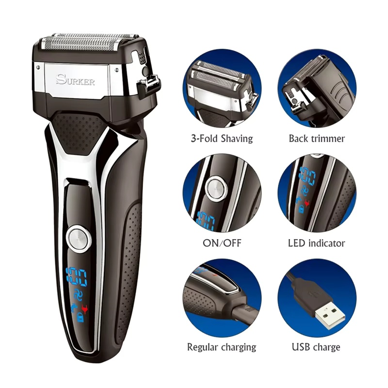 Surker Electric Shaver for Men - Men'S Grooming Razor Kit 评论和价格