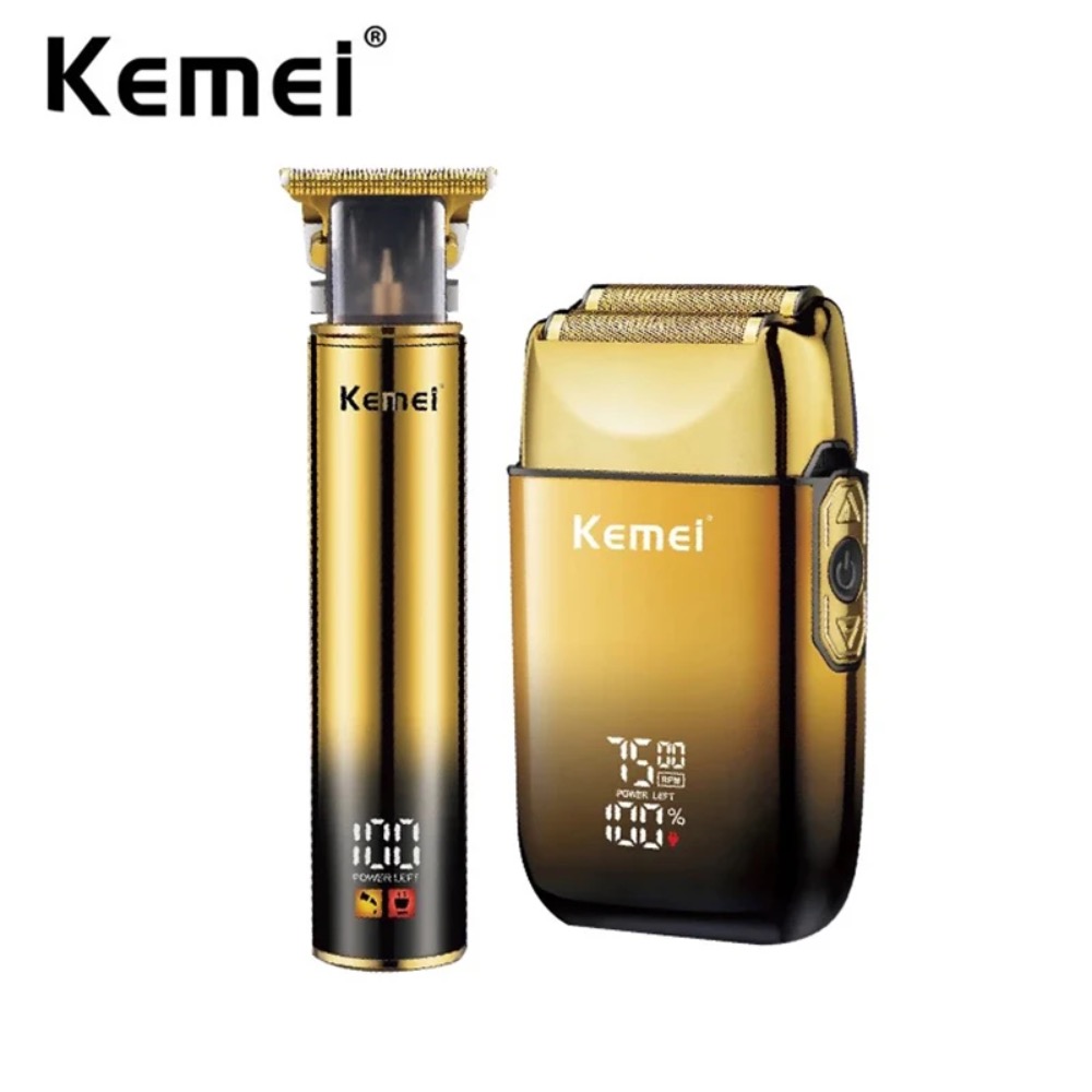 Kemei Hair Trimmer Electric Ra - Men'S Grooming Razor Kit 评论和价格